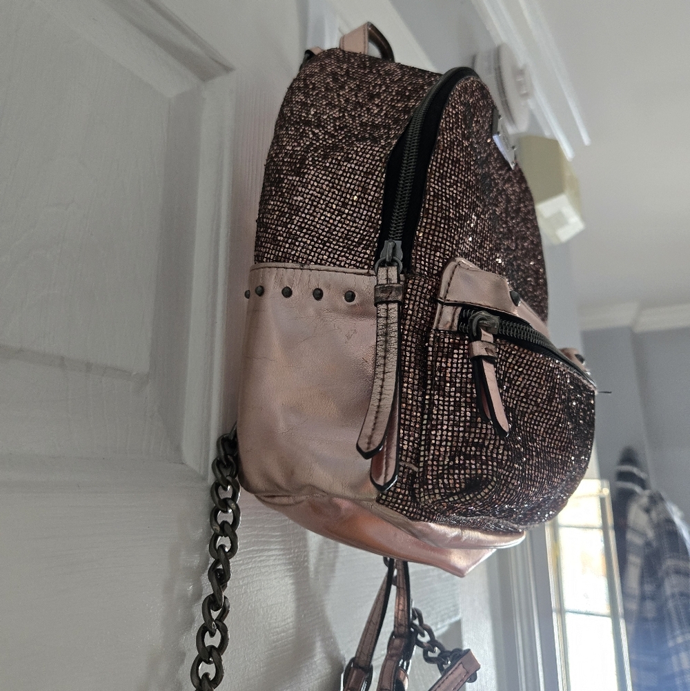 Victoria's Secret Sparkle Pink Mini Backpack - Picture 5 of 8